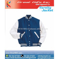 Custom Teenagers Plain Sports Varsity Jacket Cotton Material Jacket